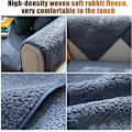 Miniatyrbillede 4 af 5: Premium Velour Sofabetræk, Skridsikre Sofabetræk, Elaborerede og Udsøgte Sofabetræk, Sofahyndebetræk til Soveværelse, Hotel og Kontor 90*70cm)