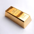 Miniatyrbilde 3 av 8: Simulering Gold Bar Bullion Dørstopper Gull Murstein Hjem Dørstopper