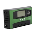 Miniatyrbillede 3 af 8: MPPT solcellepanel-controller med dobbelt USB-porte LCD-display Automotive solcelleladeregulator 12V 24V 60A
