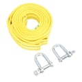 Miniatyrbilde 2 av 8: 5m tauing tau med dobbelt lag tykkelse multifunksjonell nylon tauing stropp med krok for tauing av kjøretøyredning