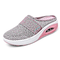 Miniatyrbild 2 av 4: Andningsbara Mesh Casual Rosa Halvslippers för Kvinnor EU 39