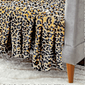 Miniatyrbilde 4 av 5: Flanellpledd supermykt sofapledd Gulvpledd, egnet for sofahjørne og stue - Leopard 150*200cm