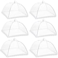 Miniatyrbild 1 av 5: Mesh Pop Up Matnät Set - 17 Tum, Perfekt för Utomhusbruk, Fester, Picknickar, Grillar - Återanvändbara och Hopvikbara (6-Pack)