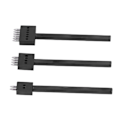 Pikkukuva 8 / 8: 3-osainen piikki-reikätyökalusarja, eri koot, ammattimainen muotoilu, ruostumaton, korkea kovuus, DIY-nahkapiikki-reikätyökalu vöille 5 mm