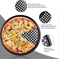 Miniatyrbild 2 av 5: Pizzabricka Perforerad Bakplåt Non-Stick Rund Bakplåt