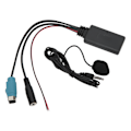 Pikkukuva 4 / 8: Auton Bluetooth5.0 AUX-moduuli Handsfree-mikrofoni ABS Kulutuskestävä Vanhenematon Alpine KCE‑236B:lle