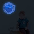 Miniatyrbild 4 av 4: 2 st (YGC007+YGC009, Blu-ray) falska självlysande fönsterdekaler tecknade fluorescerande dekorationer, fluorescerande dekal, fluorescerande dekaler