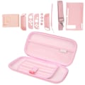 Miniatyrbild 6 av 8: Bärbar förvaringsväska skärmskydd spelkonsol skyddande tillbehör för NintendoPink