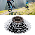 Miniatyrbilde 6 av 8: Kromplate sykkelsvinghjul bak frihjul erstatningstilbehør for terrengsykkel 6 speed