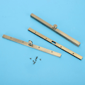 Miniatyrbilde 2 av 8: 2 stk. veskelås i metall, ramme til DIY-vesker, lett jern, cyan, 19 cm