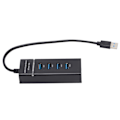 Pikkukuva 4 / 8: Usb-portin laajennin 4-porttinen USB3.0-datansiirto 5 Gbps nopea nopeus Ultraohut vakaa USB-keskitin