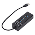 Pikkukuva 5 / 8: Usb-portin laajennin 4-porttinen USB3.0-datansiirto 5 Gbps nopea nopeus Ultraohut vakaa USB-keskitin