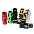 Miniatyrbillede 3 af 4: Universal motorcykel vandtemperatur sensor slange adapter - 18/22mm - Inkluderer 2 klemmer22 Grøn