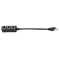 Miniatyrbilde 4 av 8: RJ45 Ethernet Adapter Kabel Forlengelsesfunksjon 1 til 3 Port Excellent Connection Splitter Adapter med 1 m kabel for hjemmet