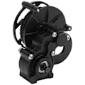Miniatyrbilde 2 av 8: Holdbar sentertransmisjonsgirboks i stålmetall for Axial SCX10 1/10 RC-bil Svart