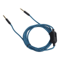 Miniatyrbillede 2 af 8: Hovedtelefonkabel med 3,5 mm til 3,5 mm stiklydstyrkekontrol til Logitech Astro A40 A10 A30
