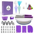 Cake Set - Cake Tools with Turntable - 60 Pieces