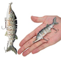 Miniatyrbillede 4 af 8: 11 cm kunstig fiskeagn af plast, flerdelt synkende wobbler kroge gear (JM040-1)