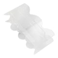 Miniatyrbild 3 av 8: Blomvas Modern Akryl Dekorativ Unik Vågig Form Vas för Sovrum Vardagsrumsbord Transparent