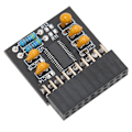 Miniatyrbillede 5 af 8: TPM 2.0 Krypteringssikkerhedsmodul 20Pin LPC Pro TPM2.0 Sikker Stabil Nem installation Holdbar 20Pin SPI-modul til Win