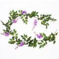 Miniatyrbillede 2 af 7: Kunstige blomster Wisteria Garland Vine Simulering Krans Rattan Hængende krans til hjemmehave Ceremoni Bryllup Bue Blomsterdekor