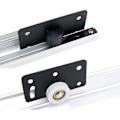 Pikkukuva 3 / 4: Liukuovirengassarjat - 30 mm nylon, huonekalut (2 sarjaa, musta)
