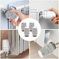 Miniatyrbilde 4 av 4: 4 stk. Termostatisk Radiator Auto Radiatorhode Temperaturkontrollventil Radiatorventil Temperaturkontrollventil