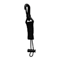 Miniatyrbillede 5 af 5: Mundstykkeholder til dykkerregulator med webbing og clips, sort