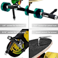 Miniatyrbillede 2 af 5: Alt-i-én skateboardværktøj, bærbart multifunktionelt skateboardværktøj