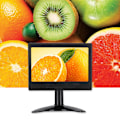 Miniatyrbilde 3 av 8: 7in 1024x600 oppløsning 16:9 Multifunksjonsskjerm for HDMI / VGA / AV-inngang med stativ (100-240V) EU-plugg