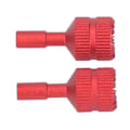 Miniatyrbillede 7 af 8: 2 stk. RC joystick i aluminiumlegering, aftagelig fjernbetjening, tommelfingerrocker til Mini3 Pro, rød
