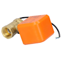 Miniatyrbillede 3 af 8: 2-vejs elektrisk kugleventil 2-leder messing motoriseret mekanisk udstyr DC12/24V DN25