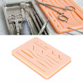 Miniatyrbild 6 av 8: Suture Practice Pad 3 lager mat silikon av livsmedelskvalitet luktfri hög simuleringsträningshudmodell för studenter lärare