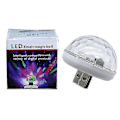 Miniatyrbillede 2 af 2: Bærbar Mini Usb Rgb Led Disco Scene Lys (Gul)