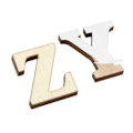 Pikkukuva 6 / 8: Puiset itseliimautuvat numerot kirjaimet DIY-taidekäsitöiden koristeluun lapsille (kirjaimet A-Z)