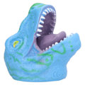 Miniatyrbild 1 av 8: Dinosaur Hand Puppet Realistisk Mjuk Halloween Tyrannosaurus Rollspel Leksak för BarnBlå