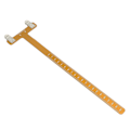 Pikkukuva 4 / 8: Jousijousen nokkapisteet Pihtineet Jouset Koputussetti Tarkka mittaus Ocation T-muotoinen jousi neliö messinki soljilla Arrowhead Gold