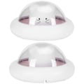 Miniatyrbillede 6 af 8: Mini natlampe USB-opladning LED tegneserie bordlampe med berøringssensor til soveværelsePink