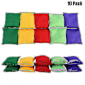 Miniatyrbilde 1 av 5: 10 stk. Nylon Bean Bags Morsomme Sports Utendørs Familie Spill Bean Bag Toss Karneval Leker Tilfeldig Farge GOJ