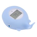 Miniatyrbillede 2 af 8: Hvalformet babybadekar vandtermometer lydløs alarm spædbarn baby badekar flydende legetøj temperaturtermometer