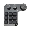 Miniatyrbild 2 av 8: Mini Gaming knappsats 3 knoppar RGB bakgrundsbelyst blå switch Programmerbar knappsats med 9 knappar för Music Office Media