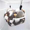 Miniatyrbillede 4 af 5: hamsterhus vinter varm hamster seng hængekøje legetøj seng hytte til marsvin