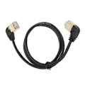 Miniatyrbilde 3 av 8: CAT8 Ethernet-kabel Gullbelagt hode OD 3,8 mm Hann til Hann 0,5 meter RJ45 Ethernet-kabel Nettverkskabel