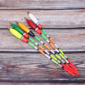 Miniatyrbilde 7 av 8: 5 STK Multifarge Balsa Wood Fishing Float Bobber Bite Indikator fiskeutstyr (5+2g)