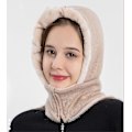 Miniatyrbillede 4 af 5: Vinter varm balaclava hat med elastisk halshat til mænd og kvinder