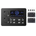 Miniatyrbillede 3 af 5: Bærbar kontrolhub med LED-lys Adapter Mini Power Box A