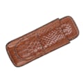 Miniatyrbillede 8 af 8: 2-fingret cigar etui - bærbar, vandtæt og letvægts kunstlæder cigar etui til mænd
