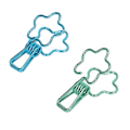 Miniatyrbillede 5 af 8: 100 stk. Binder Clips Hule Søde Blomsterform Robuste Metal Små Binder Clips til Kontordokumenter Konto