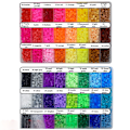 Miniatyrbillede 4 af 6: 4800 stk. 5 mm plastrørperler legetøjsperler 24 farver rørperler DIY smelte sikring små afstandsholderperler refills til børns håndværk