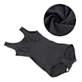 Miniatyrbillede 8 af 8: Kvinder taljetræner Tummy Control Bodysuit Slankende kropsform med bh (sort) L